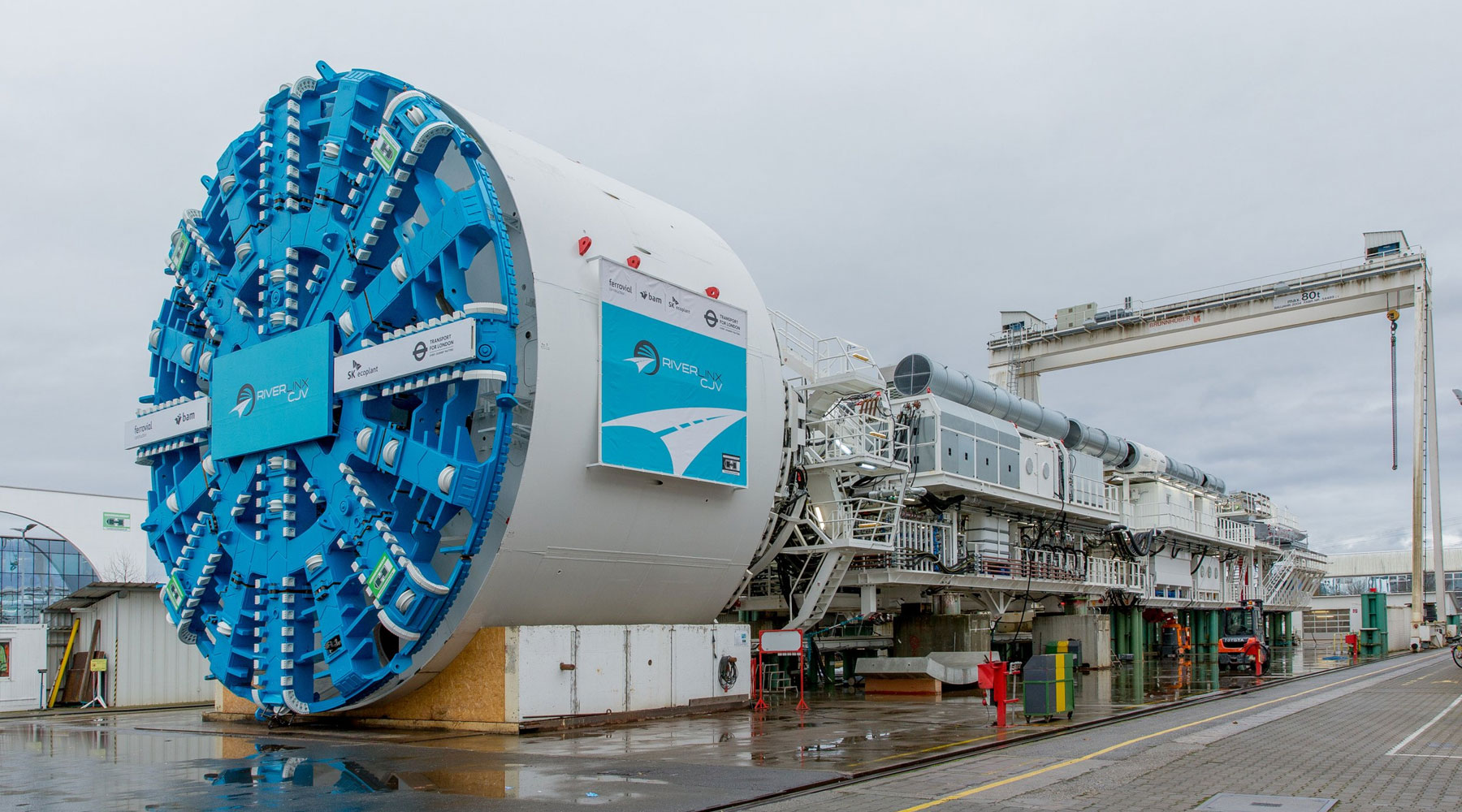 UK’s widest Tunnel Boring Machine on its way to East London