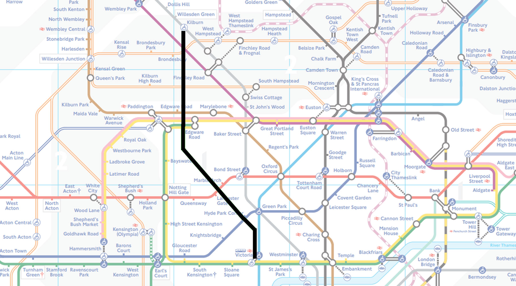 Unbuilt London: The Edgware Road and Victoria railway