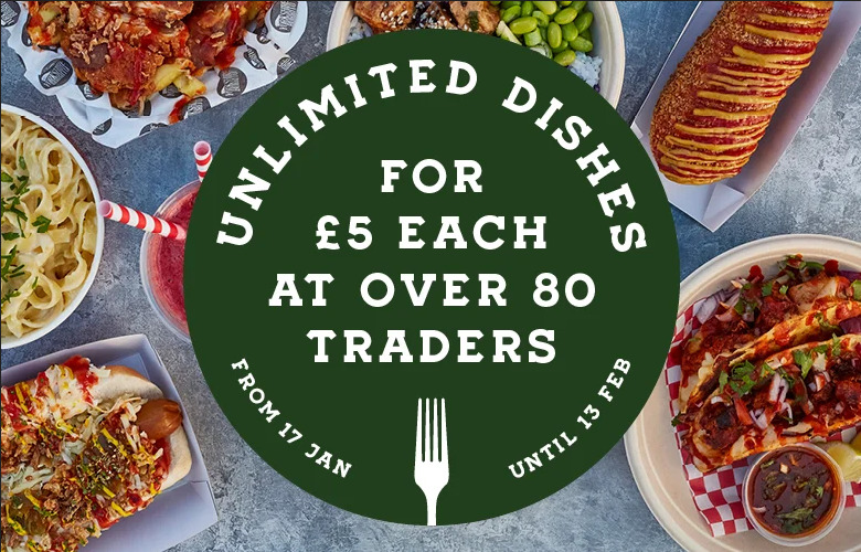 Camden Market offering unlimited meals for £5 each