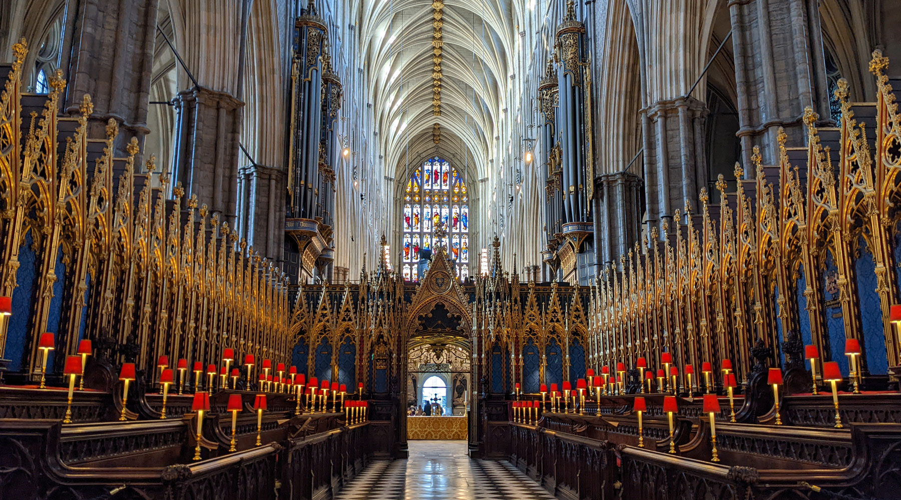 Photos from inside Westminster Abbey