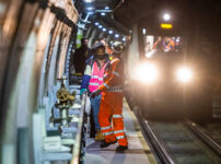 Photos from Crossrail’s trial train evacuations