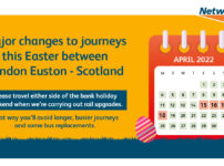 No trains out of London Euston station over Easter 2022