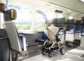 Concept train interior offers more space for luggage