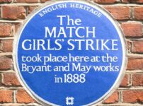A Blue Plaque to remember the Match Girls’ Strike