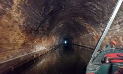 Take a boat trip through a tunnel under Islington town centre