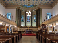 Inside the 200-year old St Pancras New Church