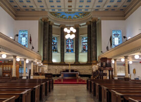 Inside the 200-year old St Pancras New Church