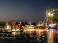 Look out for a nighttime flotilla of glowing boats on the Thames
