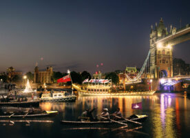 Look out for a nighttime flotilla of glowing boats on the Thames