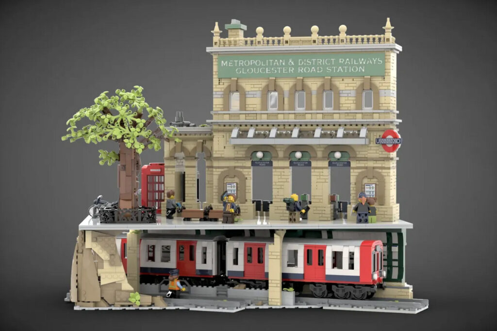 Model of a London Underground station