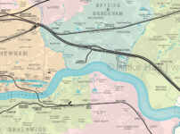 An updated poster map of London’s railways
