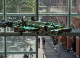 Look out for a spacecraft in St Pancras International station