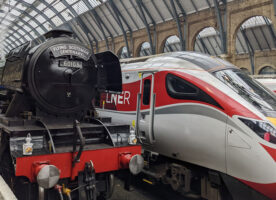 The Flying Scotsman steam train is at King’s Cross station this weekend