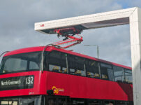 Pantograph charged electric buses being tested in Southeast London