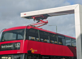 Pantograph charged electric buses being tested in Southeast London