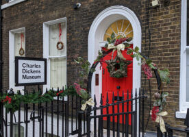 Charles Dickens Museum gets dressed for Christmas