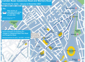 New cycleway between Holloway and Finsbury Park construction starts this month