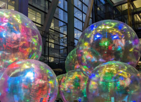 Giant “soap bubbles” filling the base of the Leadenhall skyscraper