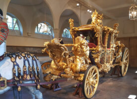 The Royal Mews collection of horse-drawn carriages has reopened today
