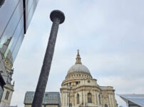 Find a giant rusty nail in the City of London