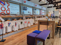 London Underground themed clothing on sale at Uniqlo Covent Garden