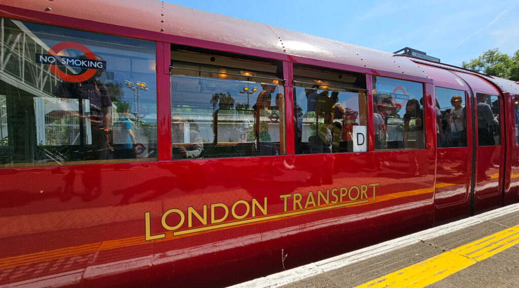 Ride a heritage tube train through central London next month
