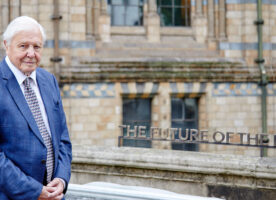 Sir David Attenborough unveils a message about the future of the natural world at the Natural History Museum
