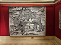 Grayson Perry’s ‘irrational beast that controls the market’ appears at the Guildhall Art Gallery