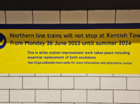 Kentish Town tube station closing next week for a year