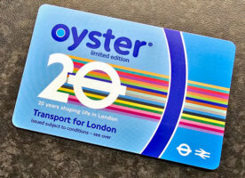 TfL releases a limited edition 20th anniversary Oyster card