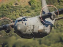 UK flypast to mark the retirement of the RAF Hercules