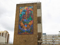 Historical images transformed to create new mural in Bethnal Green