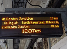 Unusual London Overground trips possible this weekend