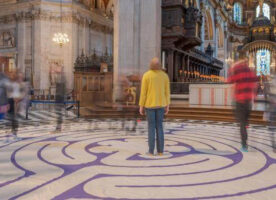 A labyrinth is being installed inside St Paul’s Cathedral