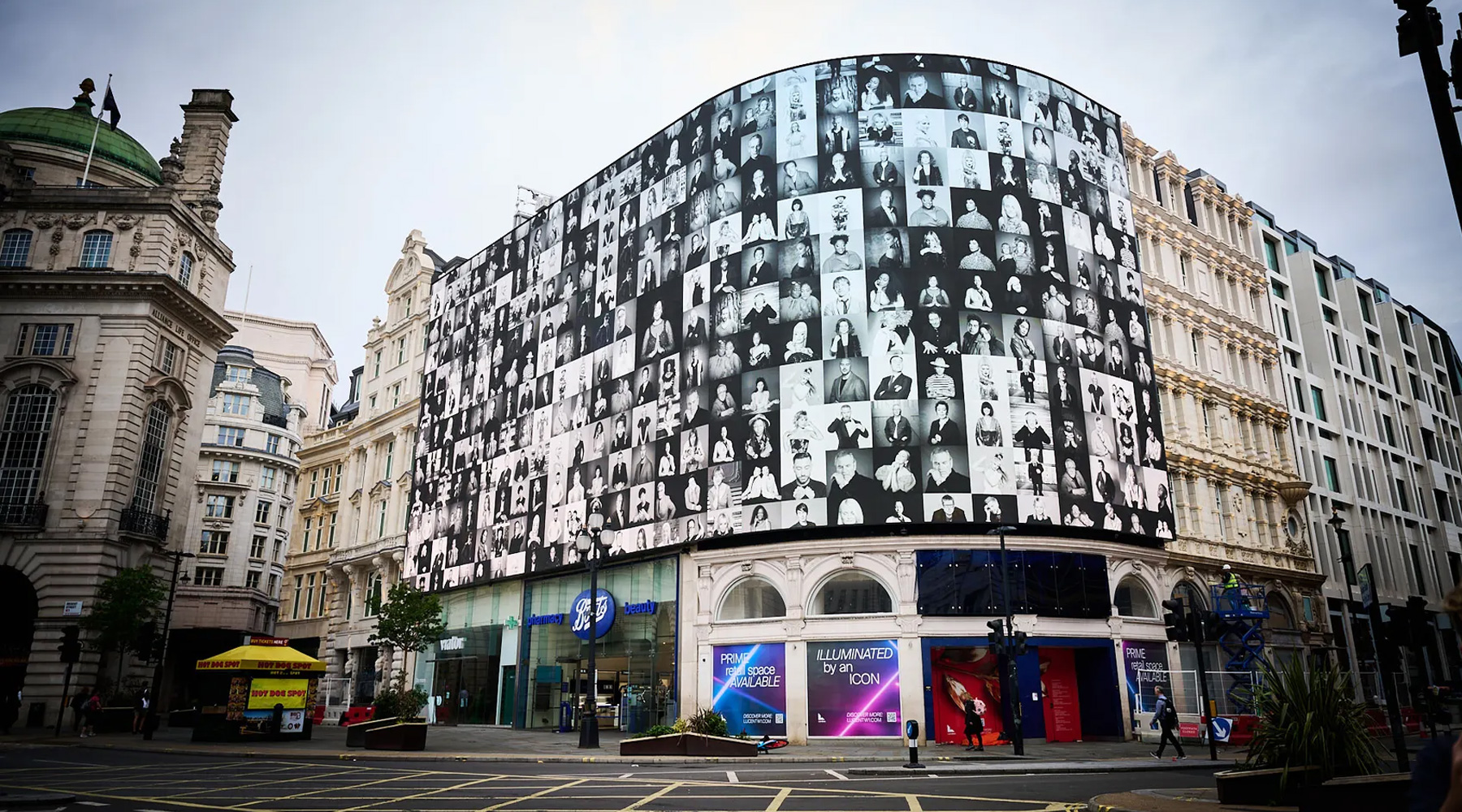 Your face could be on the Piccadilly Circus lights