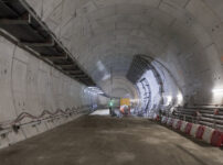 First photos from inside the Silvertown Tunnel