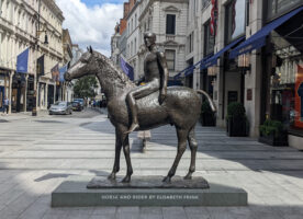 London’s Public Art: Horse and Rider by Elisabeth Frink