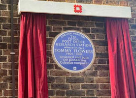 Blue Plaque honours Tommy Flowers, the man behind Alan Turing’s computer revolution