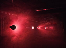 Exceptional visual arts exhibition inside a concrete basement