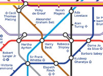 A new tube map celebrates the engineers who built London