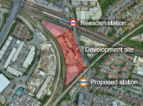 Property development offering upgrades at Neasden tube station