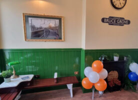 Historic waiting room restored at Bruce Grove rail station