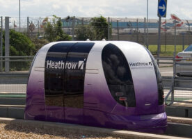 Heathrow Airport’s driverless shuttle pods get a colourful makeover