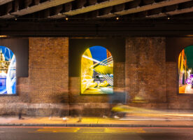 Southbank railway arches turned into public art gallery