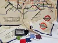 Sew your own vintage Tube Map with LT Museum’s DIY embroidery kit