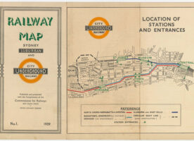Rare copy of a Beck-inspired tube map – for Australia