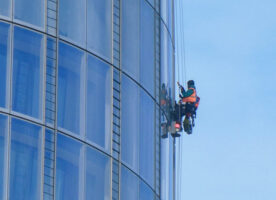 Charity abseiling off landmark London buildings