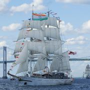 Indian Navy tall sailing ship INS Tarangini visiting London