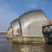 Monthly closure of the Thames Barrier