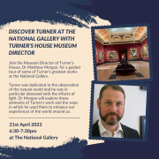 Discover Turner at the National Gallery with Turner’s House Museum Director